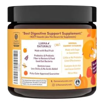 Llama Naturals Kids Vegan Probiotic Gummies, 120 Ct
