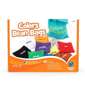 Color Toss & Learn Bean Bags for Kids' Education
