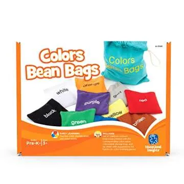 Color Toss & Learn Bean Bags for Kids' Education