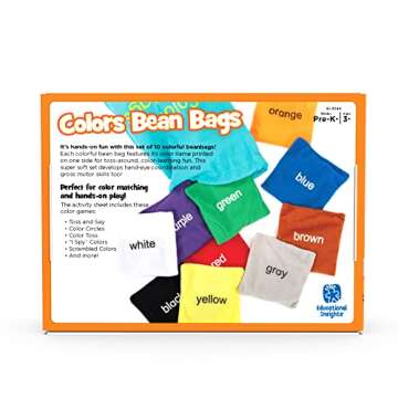 Color Toss & Learn Bean Bags for Kids' Education
