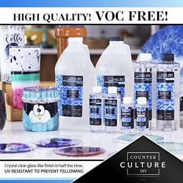 Counter Culture Fast Set Epoxy Resin Kit for Creative Projects