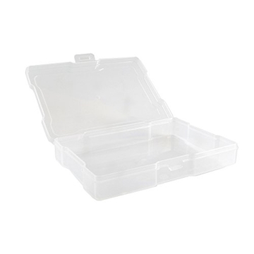 novelinks 4" x 6" Photo Storage Boxes - Clear Organizer - 10 Pack