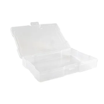 novelinks 4" x 6" Photo Storage Boxes - Clear Organizer - 10 Pack