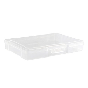 novelinks 4" x 6" Photo Storage Boxes - Clear Organizer - 10 Pack