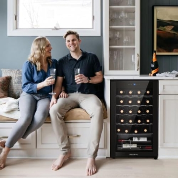 BODEGACOOLER 24 Bottle Wine Cooler Refrigerator for Wine Lovers