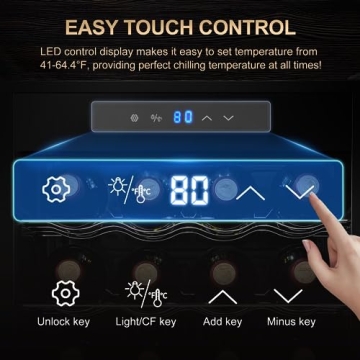 BODEGACOOLER 24 Bottle Wine Cooler Refrigerator for Wine Lovers