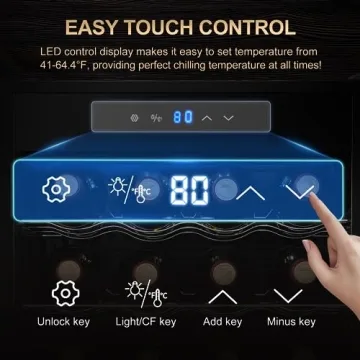 BODEGACOOLER 24 Bottle Wine Cooler Refrigerator for Wine Lovers