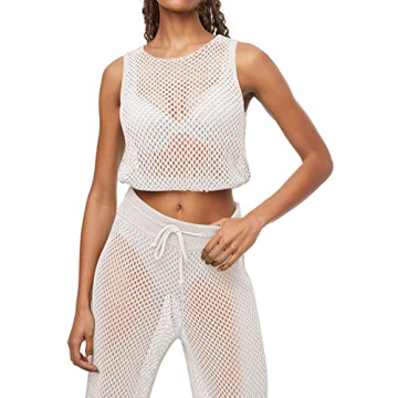 Pink Queen Women's Summer 2-Piece Beach Cover Up Set