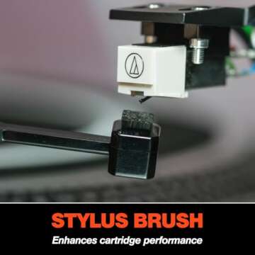 Vinyl Buddy Ultimate Vinyl Record Cleaning Kit | Includes: Record Cleaner, Velvet Brush, Microfiber Brush, Stylus Brush & Storage Pouch - Restore & Revive Your LPs