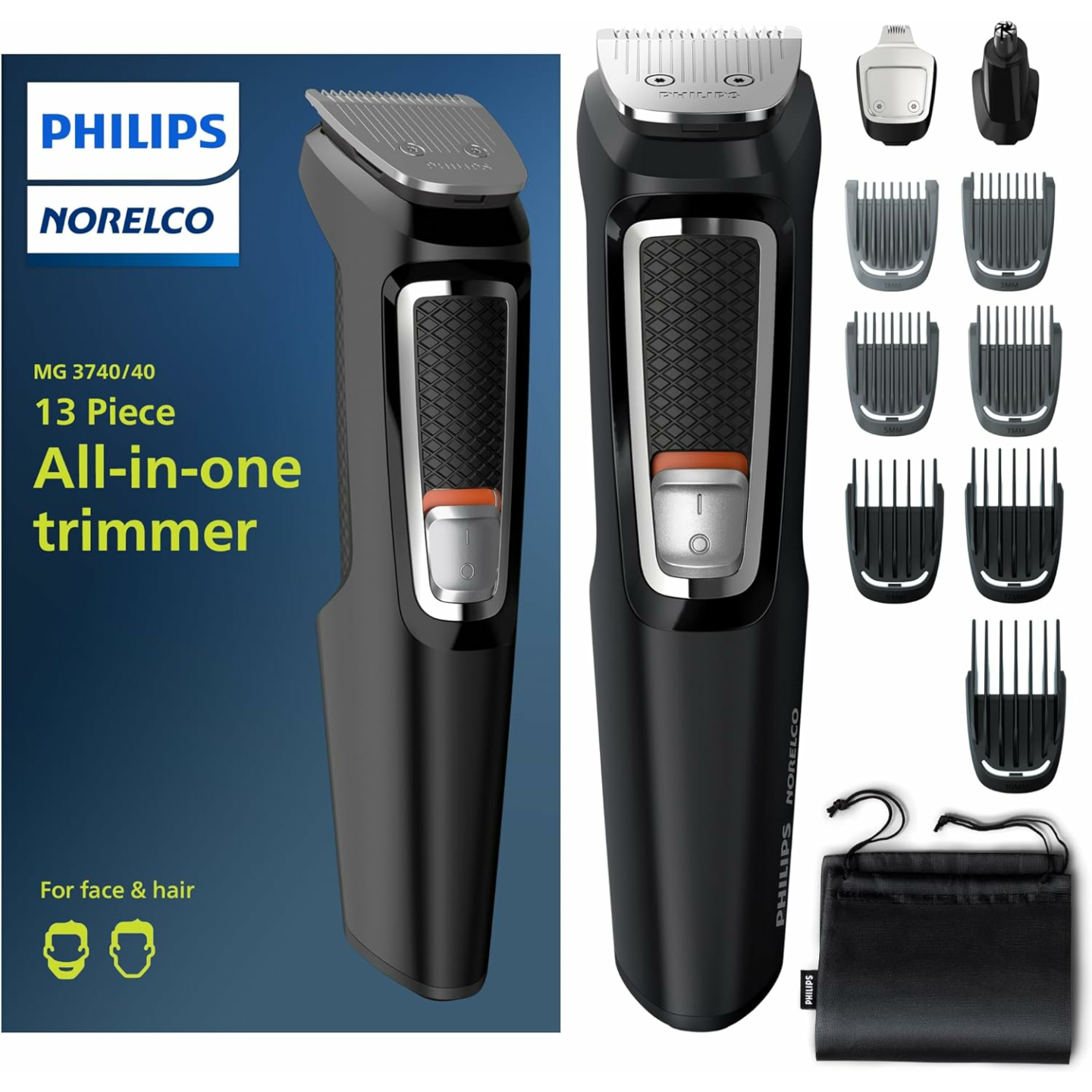 Norelco Philips Multi Groomer 3000 - 13 Piece Kit