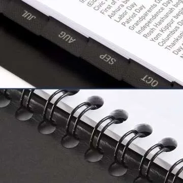 AT-A-GLANCE Planner 2024-2025 Academic, Daily Appointment Book, 5" x 8", Small, Flexible Cover, Quarter-Hourly, Black (7080705)