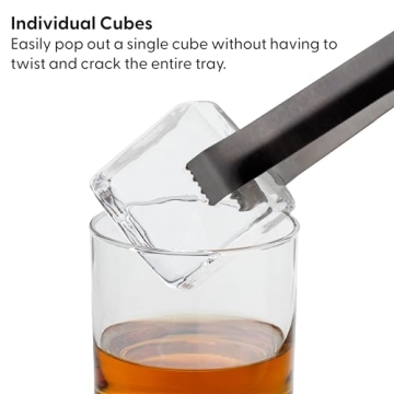 W&P Silicone Extra Large Ice Cube Tray with Lid