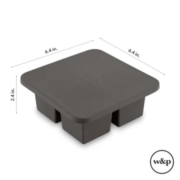 W&P Silicone Extra Large Ice Cube Tray with Lid