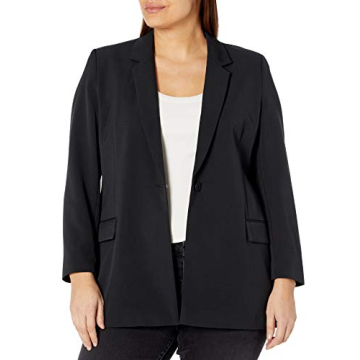 The Drop Women's Blake Long Blazer in Rich Brown