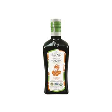 Bono Sicilian Extra Virgin Olive Oil | Organic | Sicilia PGI | 100% Italian Extra Virgin Olive Oil, ...