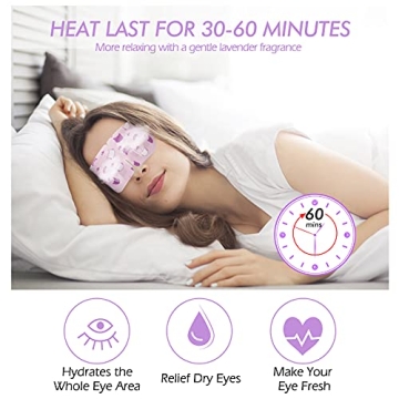 Jekeno Steam Eye Mask for Dry Eyes Relief & Relaxation