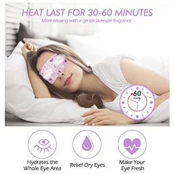 Jekeno Steam Eye Mask for Dry Eyes Relief & Relaxation