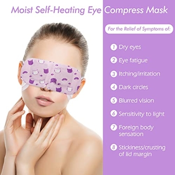 Jekeno Steam Eye Mask for Dry Eyes Relief & Relaxation