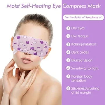 Jekeno Steam Eye Mask for Dry Eyes Relief & Relaxation