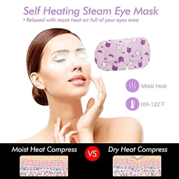 Jekeno Steam Eye Mask for Dry Eyes Relief & Relaxation