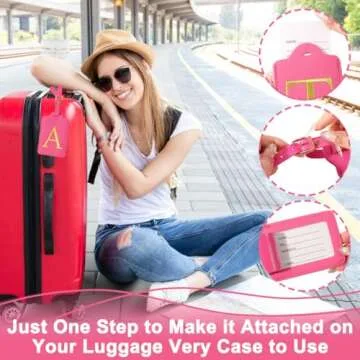 Personalized Initial Luggage Tags - Stylish Travel Accessories