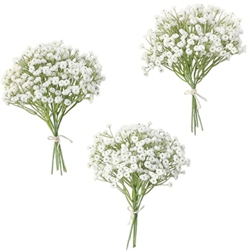 Floroom 18pcs Artificial Baby's Breath Gypsophila Greenery Sprays for Elegant Arrangements