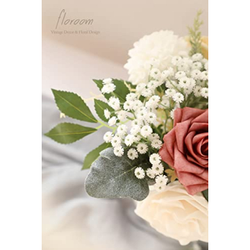 Floroom 18pcs Artificial Babys Breath Greenery Sprays for Elegant Decor