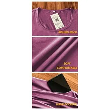 AUSELILY Women's Long Sleeve Dress - Comfortable & Stylish!