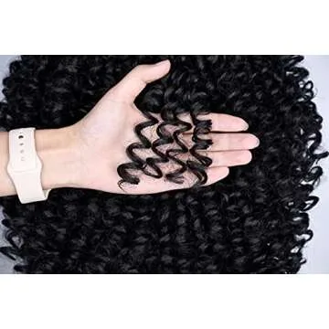 ANNIVIA Curly Afro Wig with Bangs Short Kinky Curly Wigs for Black Women Synthetic Fiber Soft Hair Short Curly Afro Wig (Black)