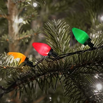 Anycosy Battery Operated Christmas Lights, 29.5 FT String with Timer & Remote