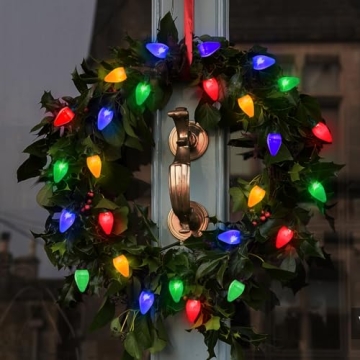 Anycosy Battery Operated Christmas Lights, 29.5 FT String with Timer & Remote