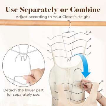 HOUSE DAY Bra Hangers: Versatile & Space Saving for Closet Organization