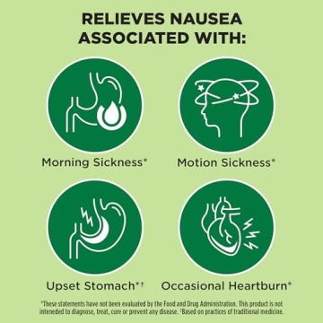 Dramamine Ginger Chews Natural Nausea Relief 20 Count