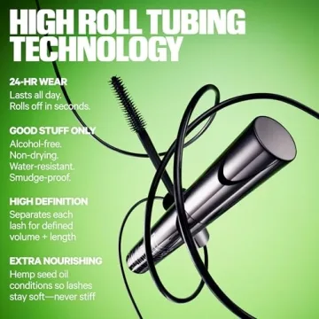 KUSH High Roll Tubing Mascara - Volumizing & Smudge-Free