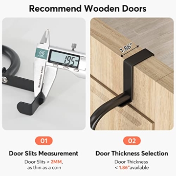 Over the Door Organizer 5-Tier Heavy-Duty Spice Rack