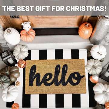 Purcoton Cotton Buffalo Check Rug, Buffalo Plaid Rug (23.6"x35.4"), Buffalo Checkered Rug, Hand-Wove...