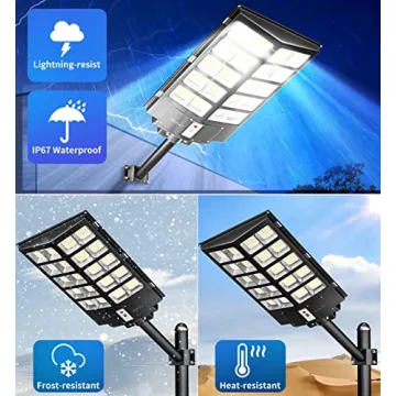 Gefolly SL-5200W Solar Street Light Bright and Durable