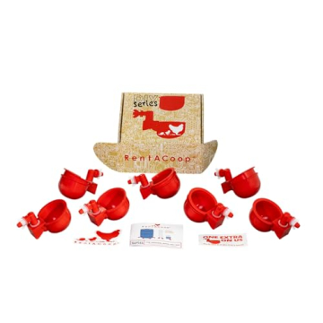 RentaCoop Poultry Water Cup Kit - 7 Total for Easy Hydration