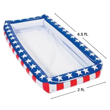 Patriotic USA Inflatable Cooler for Fourth of July Parties