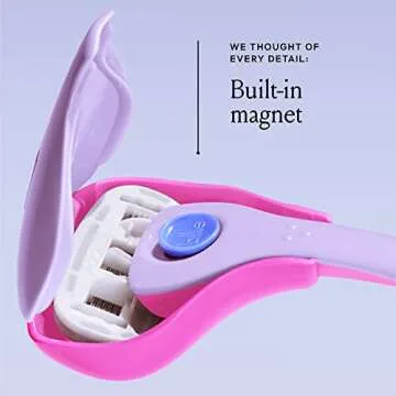Billie Razors for Women Shaving Kit – Women’s Razor + 4 x 5-Blade Razor Refills + Magnetic Holder + Women’s Razor Travel Case - DreamPop