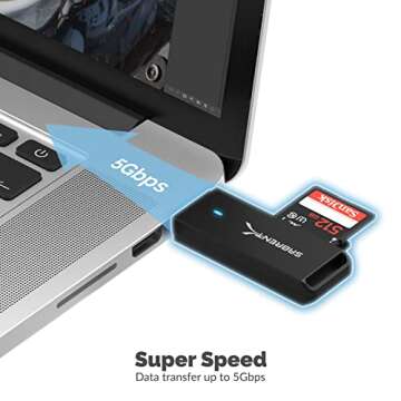 SABRENT USB 3.0 Micro SD and SD Card Reader (CR-T2MS)