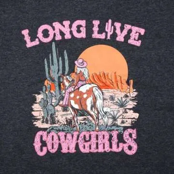 Cowgirl Western Shirts for Women Country Music Outfits Summer Vacation Short Sleeves Tops Grey