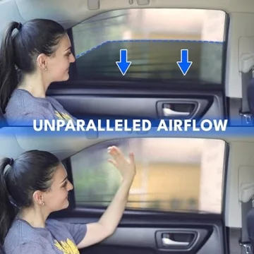 EcoNour Car Side Window Sun Shade for Family Travel