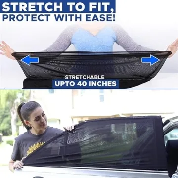 EcoNour Car Side Window Sun Shade for Family Travel