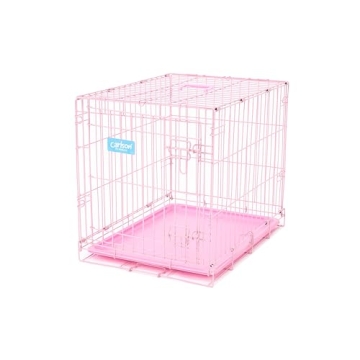 Stylish and Secure Metal Dog Crate for Small Pets