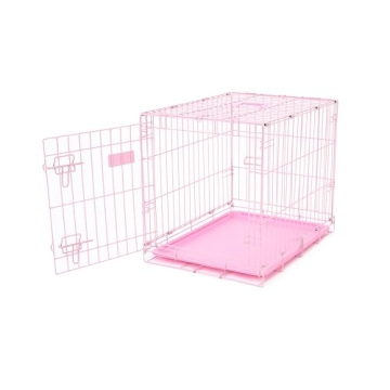 Stylish and Secure Metal Dog Crate for Small Pets