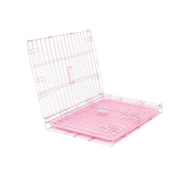 Stylish and Secure Metal Dog Crate for Small Pets