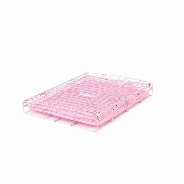 Stylish and Secure Metal Dog Crate for Small Pets