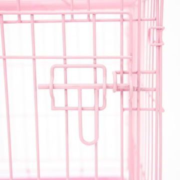 Stylish and Secure Metal Dog Crate for Small Pets