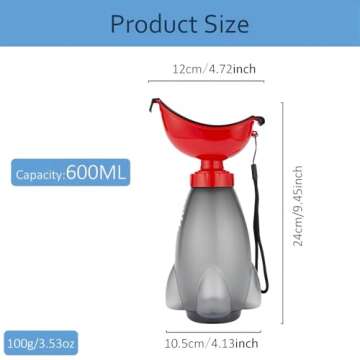 GREATLINK Travel Potty - Portable Leakproof Urinal for Boys - Ideal for Outdoor Adventures